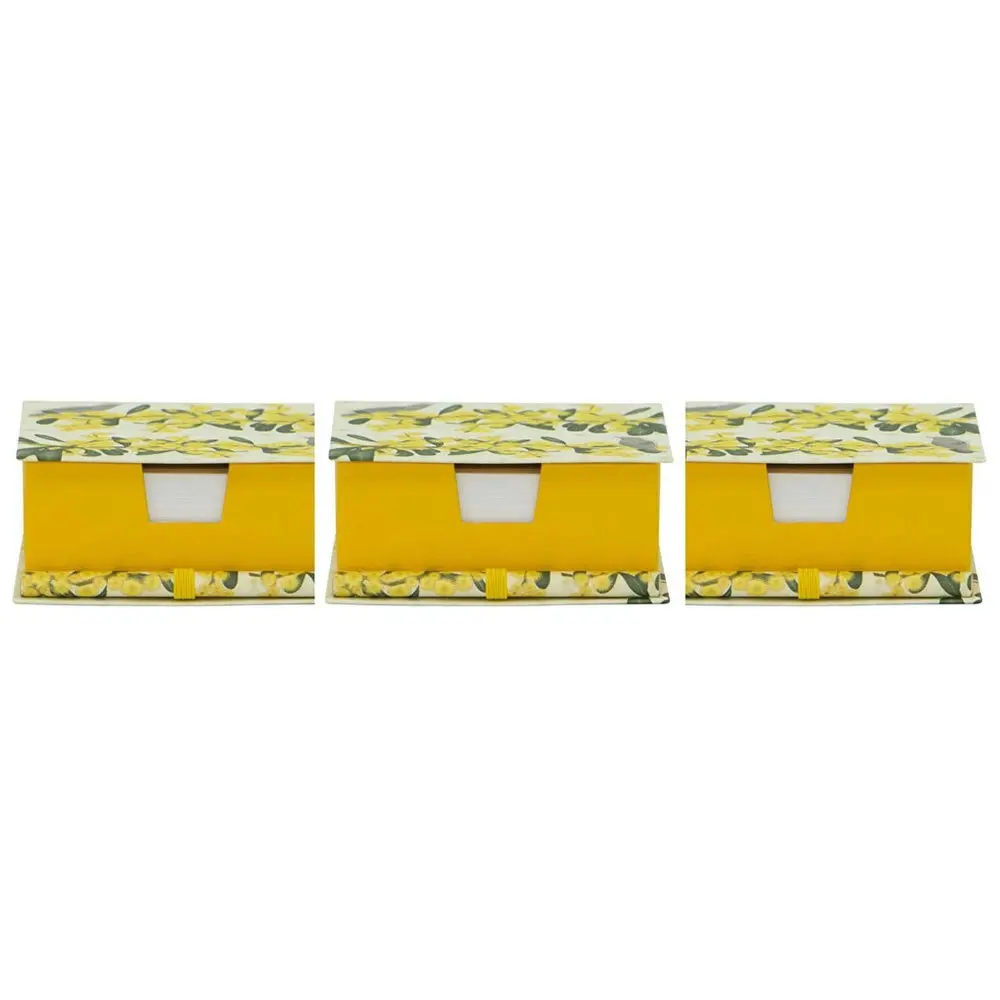 3x Lantern Studios Botanica 200-Memo Block Writing Paper Home Stationery Wattle