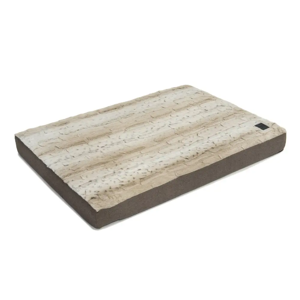 Superior Pet Goods Ortho Dog/Pet Mat Light Brindle Faux Fur Medium 93x55x10cm - Pets