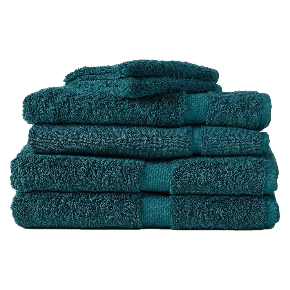 6pc Canningvale Royal Splendour Bathroom Towel Set Home Decor Azzurrite Teal - Home & Garden