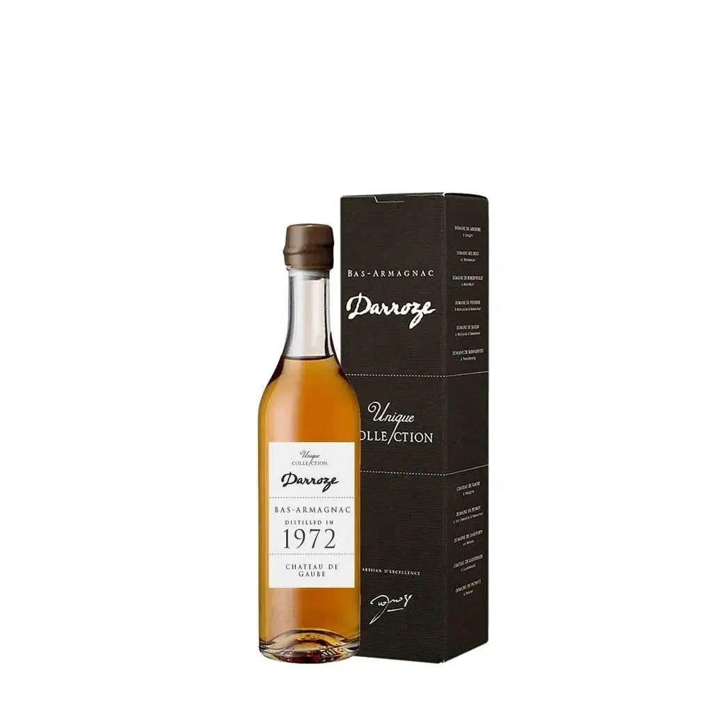 DARROZE 1972 GAUBE GRAND BAS ARMAGNAC 43.4% 700ml - Alcohol