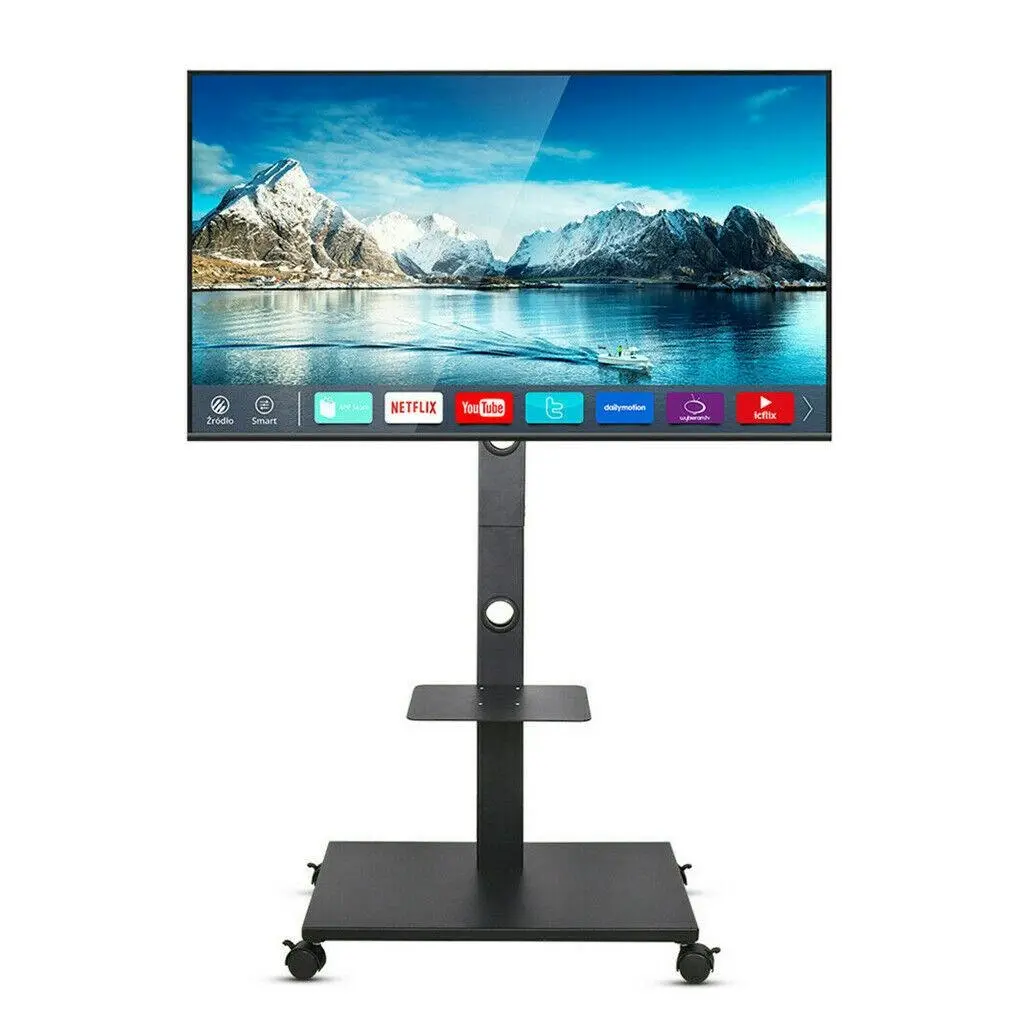 Portable Plasma TV Mobile Floor Stand for 32"-70" Displays