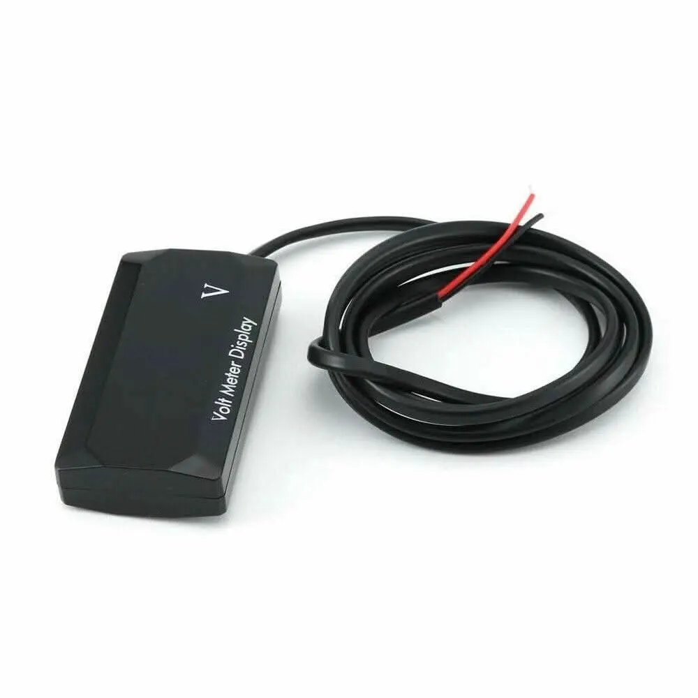 DC 12V LED Digital Monitor Volt Meter Display Battery Gauge Voltage Caravan/Car - Electronics