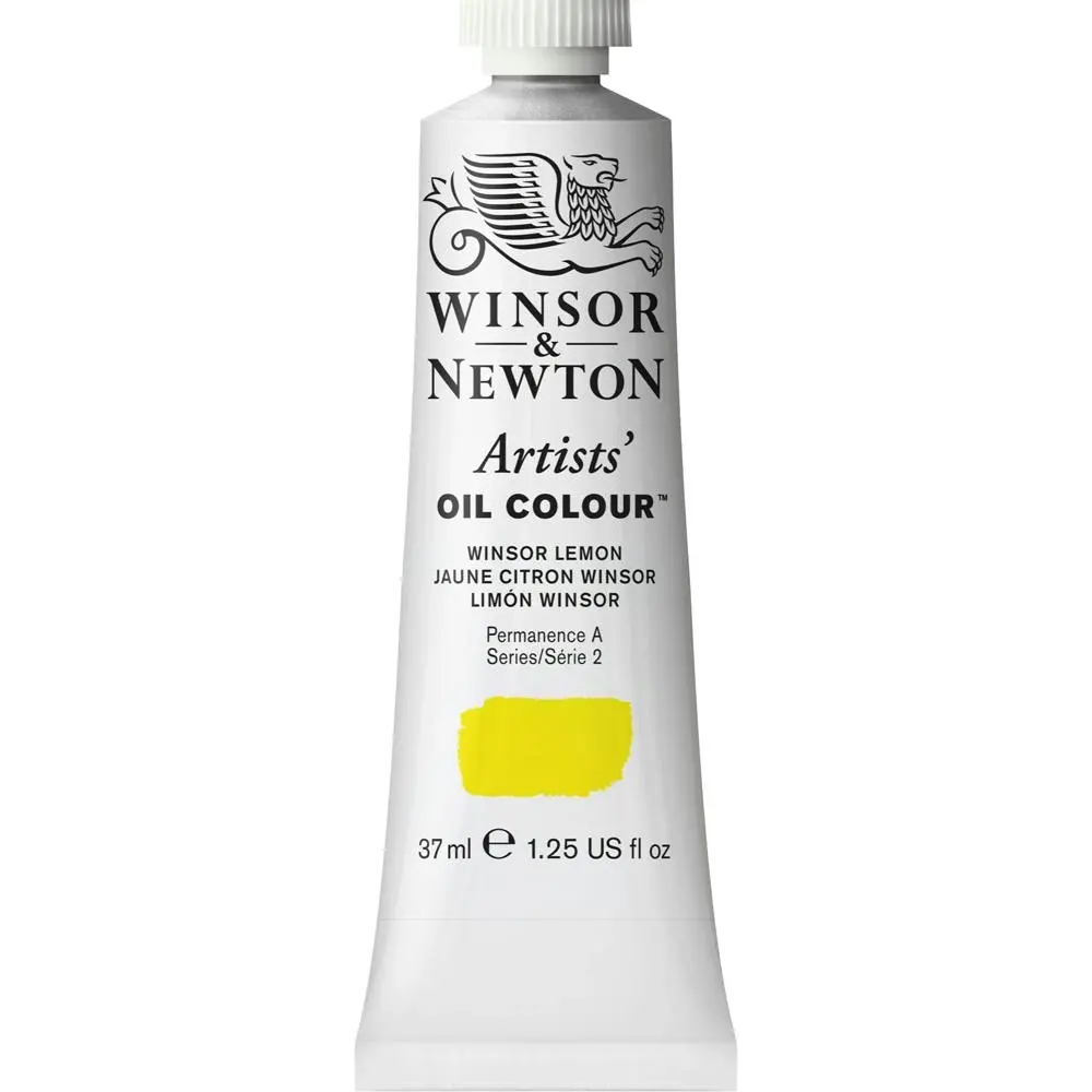 Winsor & Newton Artists Oil Colour 37ml Art Paint Tube Winsor Lemon Series 2 - Hobbies