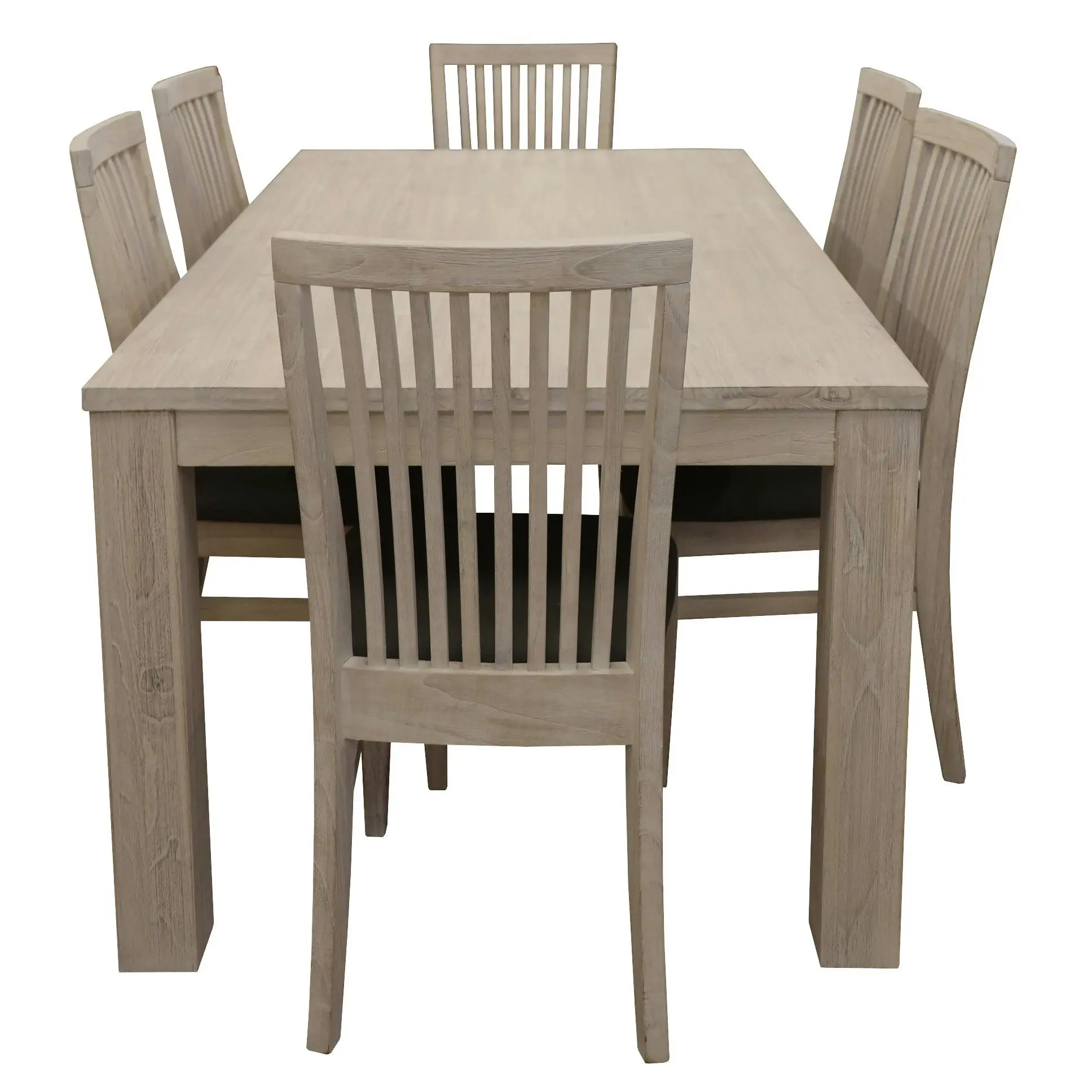 Foxglove 7pc 190cm Dining Table Chair Set - Furniture
