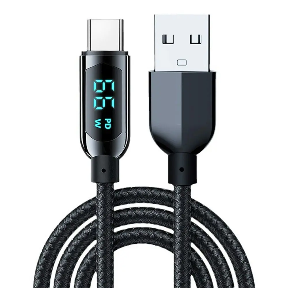 USB Type C Cable For Huawei Xiaomi Samsung Super Charge 66W Fast Charging - Electronics
