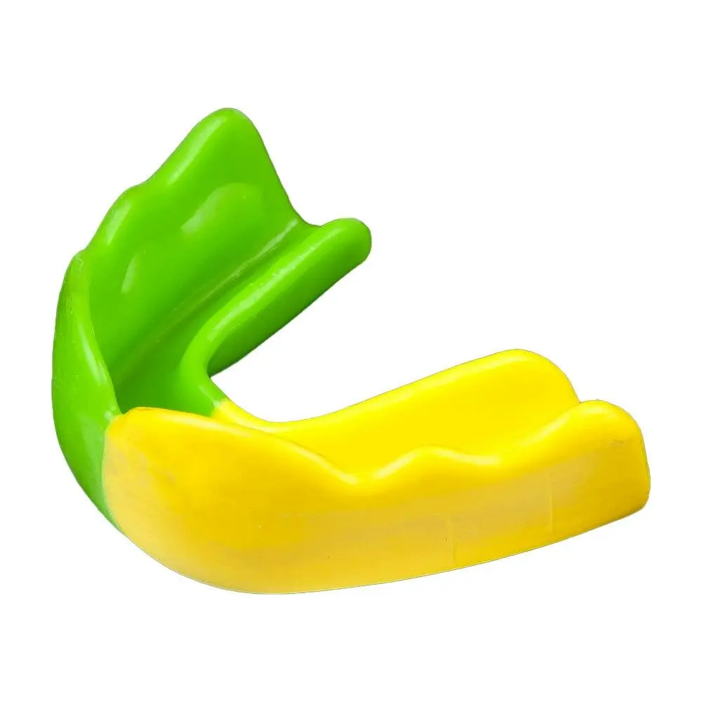 Signature Sports Type 2 Protective Mouthguard Teeth Shield Adults Green/Yellow - Sports & Outdoor