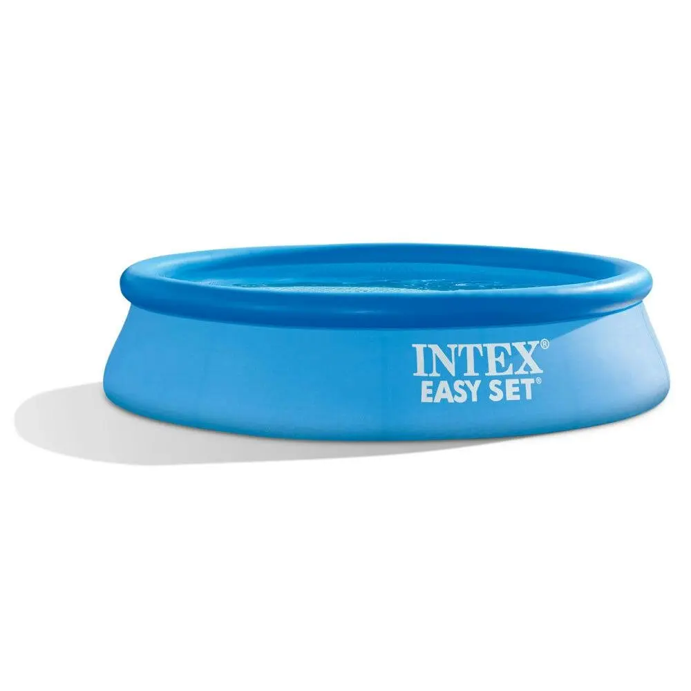Intex Easy Set 8ft Swimming Pool Round 1P Above Ground Outdoor w/ Filter Pump BL - Home & Garden