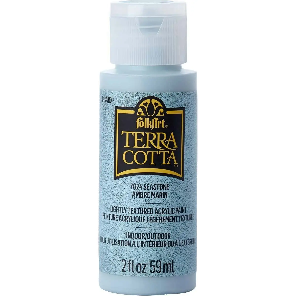 Plaid FolkArt Terra Cotta 59ml Acrylic Art/Craft Paint Sea Stone Textured Finish - Hobbies