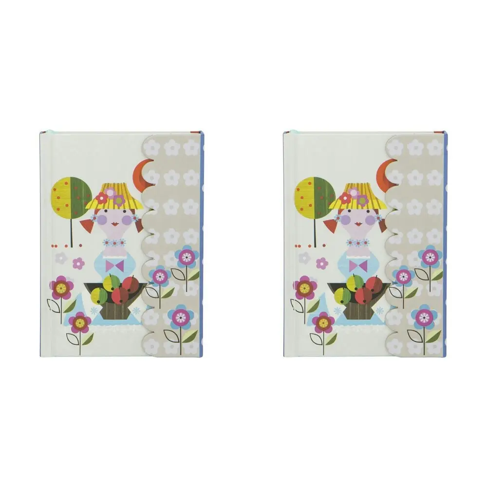 2x Lantern Studios Ellen G A6 Journal/Notebook Hardcover Stationery Summer Girl - Office