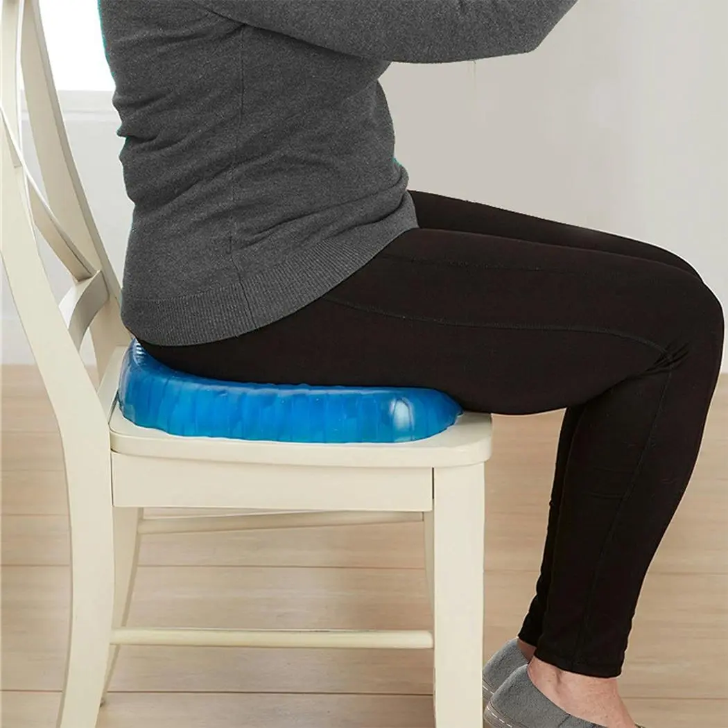 Traderight Group Gel Honeycomb Seat Cushion Flex Back Support Spine Breathable Protector Relief - Health