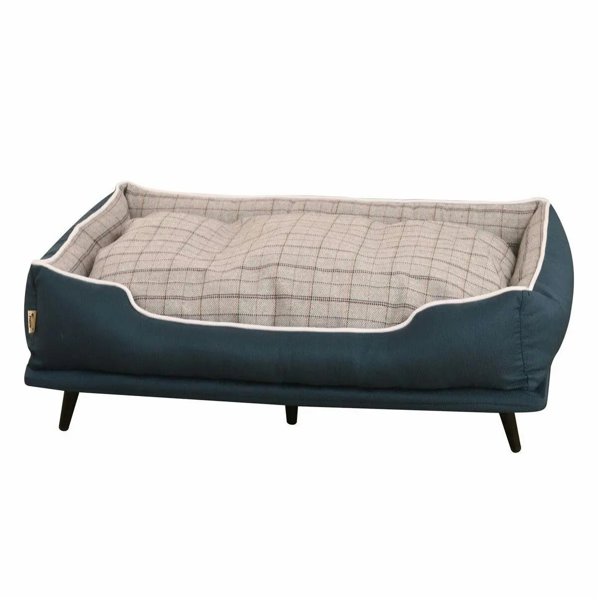 Pet Scene Large Pet Dog Bed Puppy Sofa Cat Couch Doggy Lounge Chaise Furniture Raised Elevated Soft Cushioned 90x60x24cm - Pets