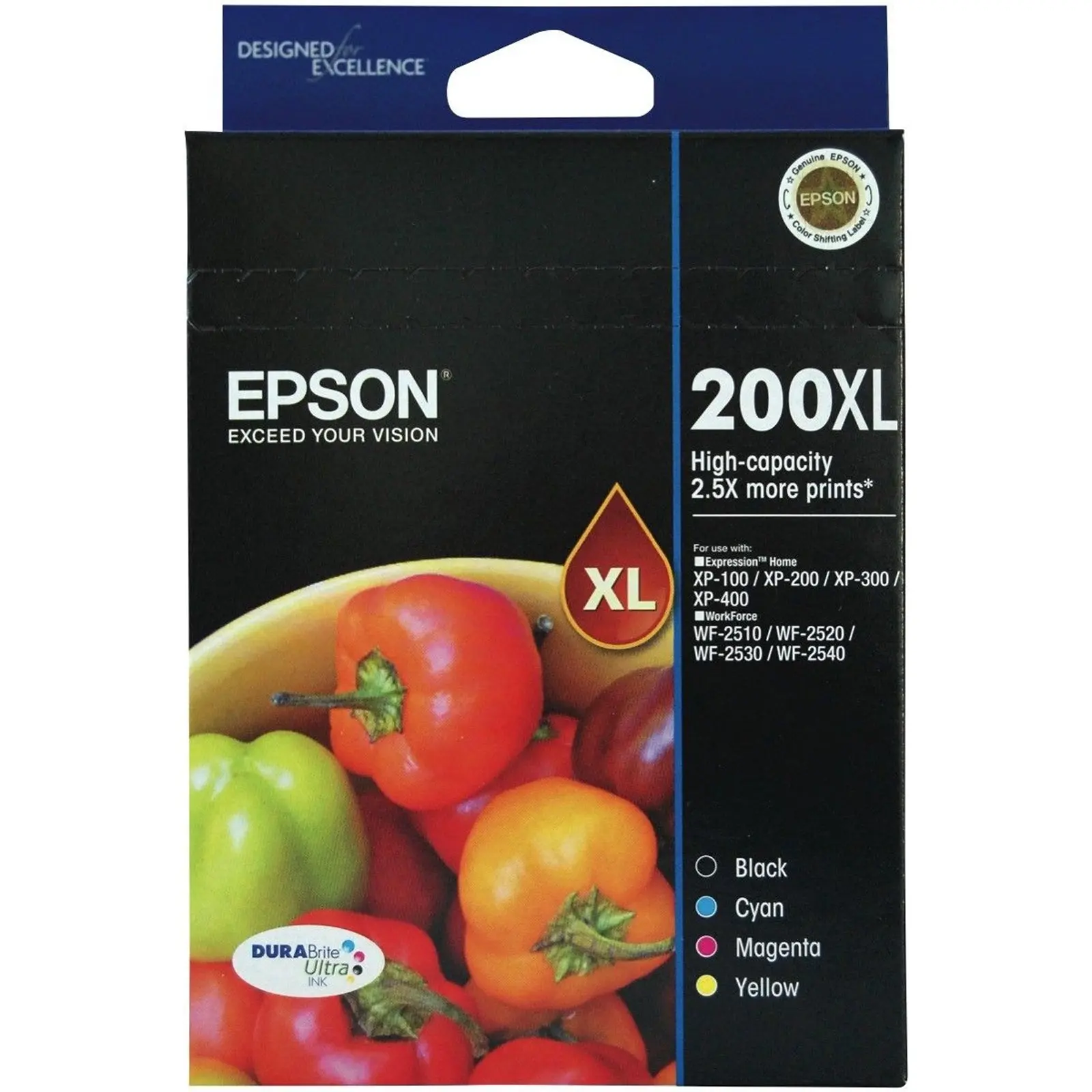 Original Epson 200XL 4 ink Value Pack Cartridge T201692 C13T201692 - Electronics