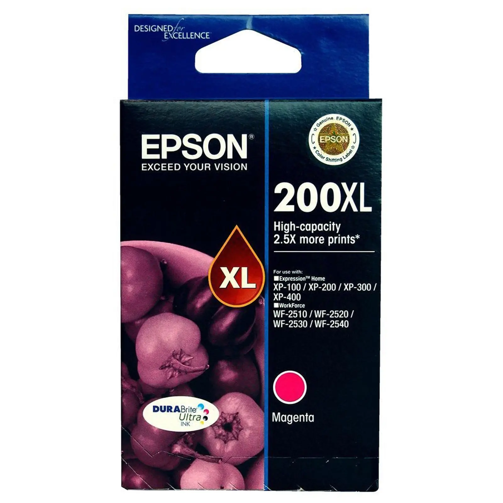 Original Epson 200XL Magenta Ink Cartridge Toner T201392 C13T201392 - Electronics