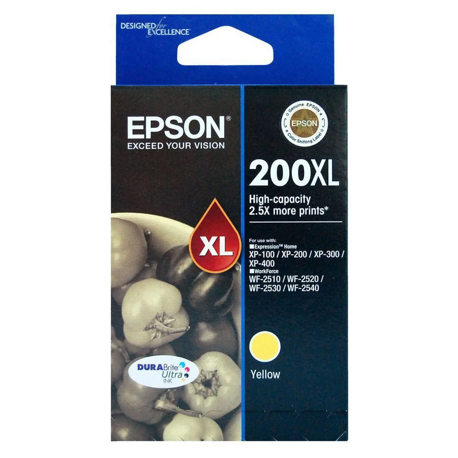Original Epson 200XL Yellow Ink Cartridge Toner T201492 C13T201492 - Electronics