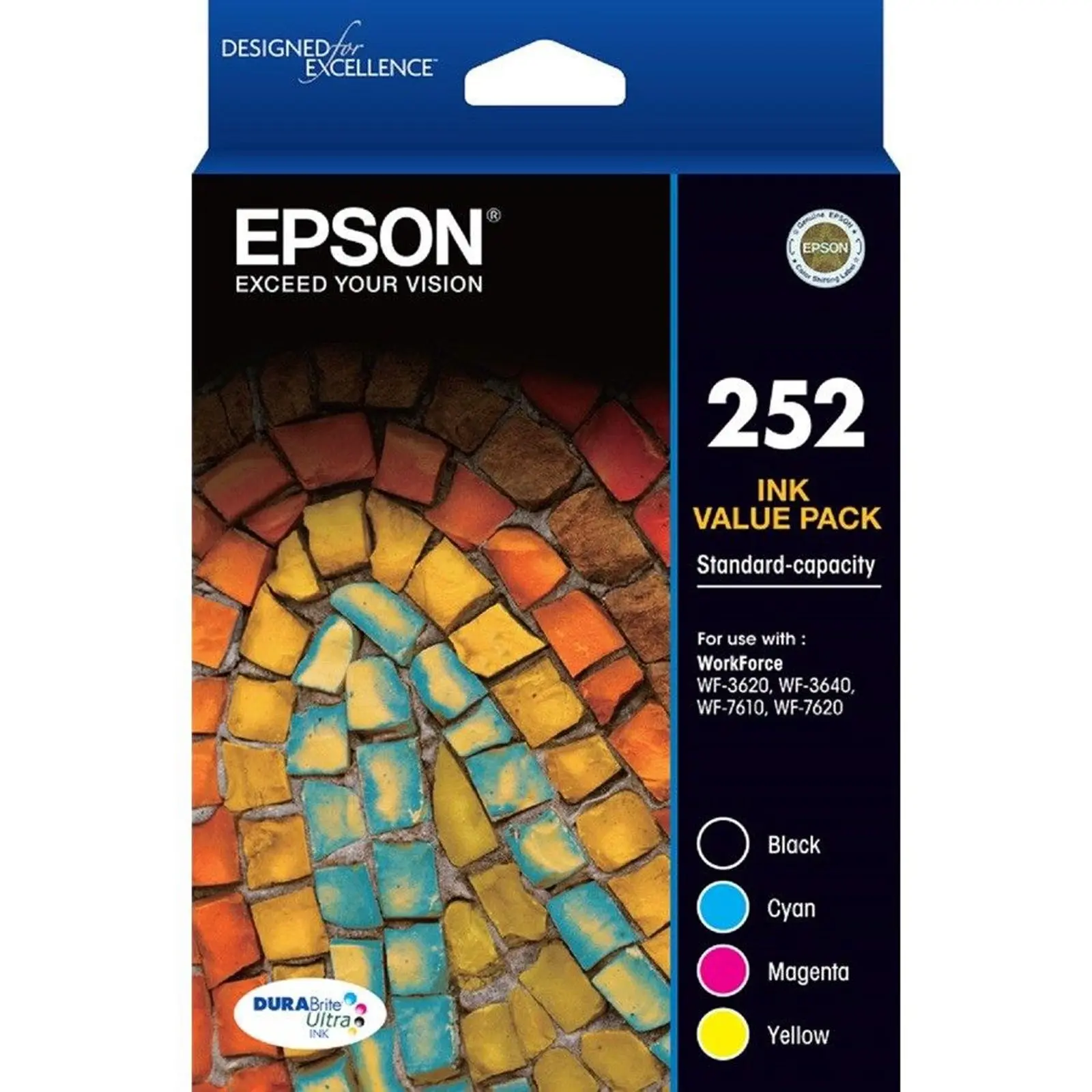 Epson 252 4 color Value Pack Ink - Electronics