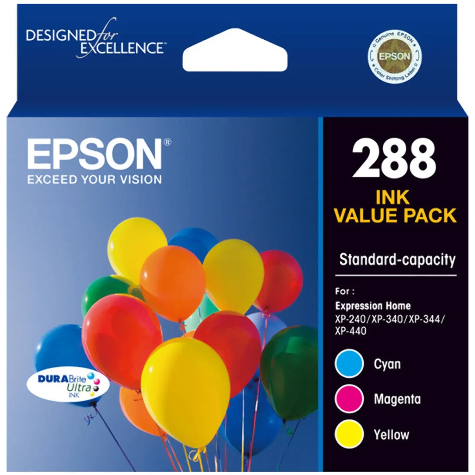 Epson 288 3 Colour ink Cartridge XP-240 XP-340 XP-344 XP-440 T305592