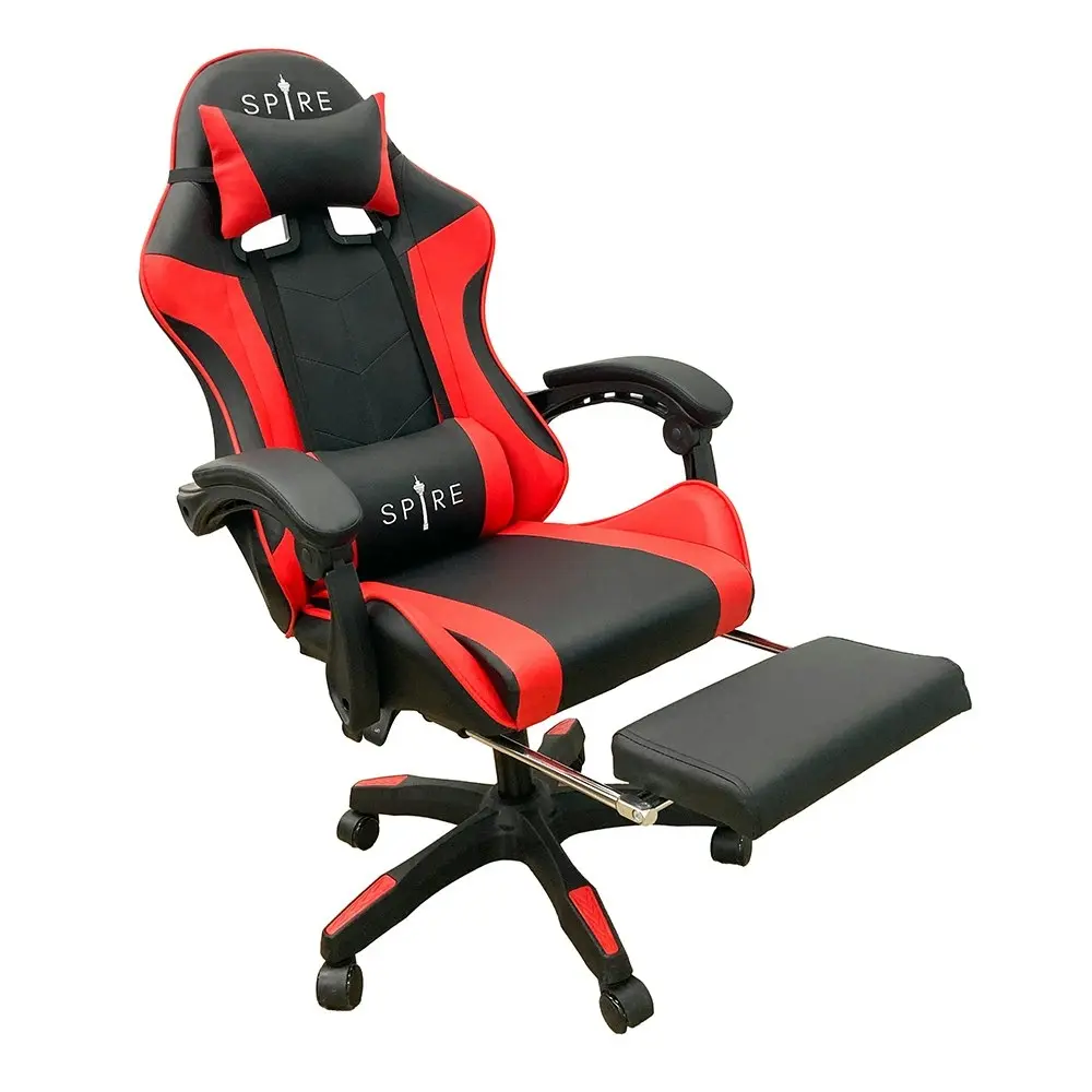 Spire Zinc Adjustable Gaming/Office Chair Red And Black 813A - Furniture