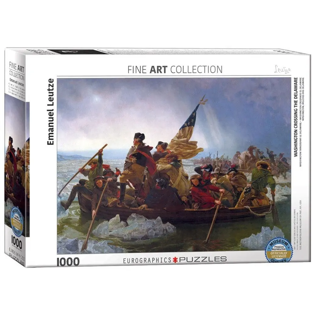 1000pc Leutze Washington Crossing the Delaware - Toys & Games