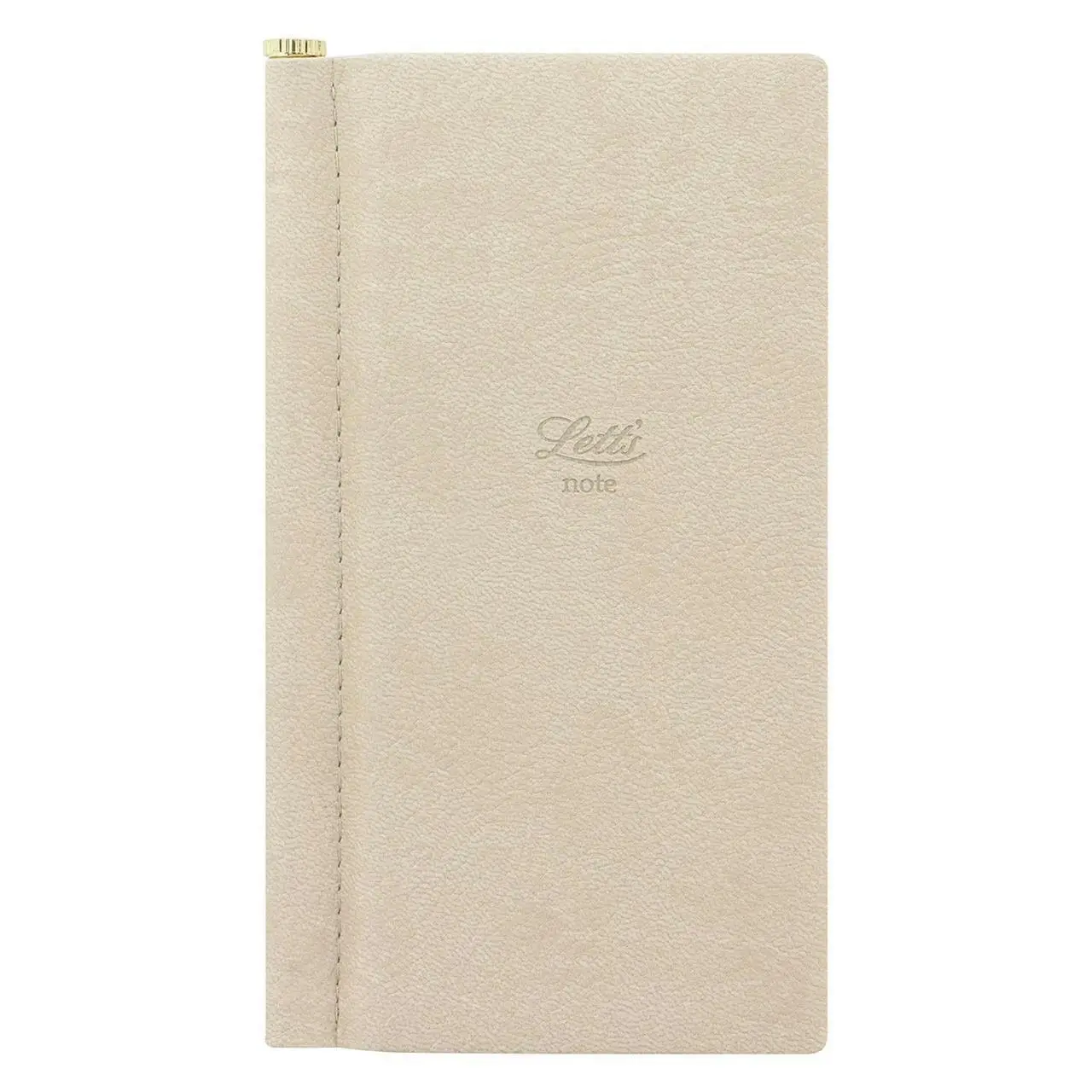Letts Origins Slim Writing Journal Notebook Grey With Gold Pen Home Stationery - Office