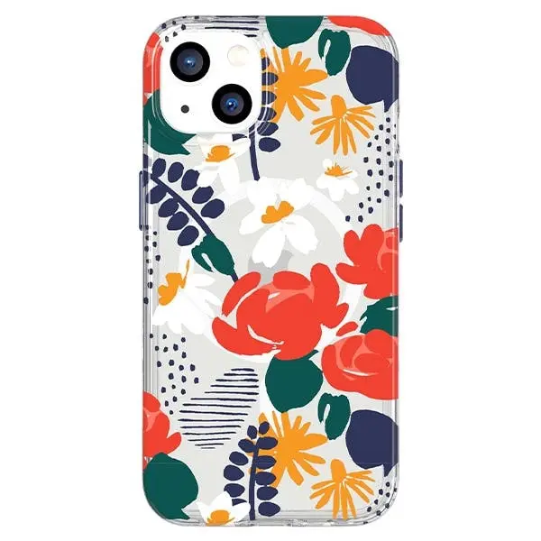 Tech 21 Evo Art MagSafe Case (Suits iPhone 13) - Red Rose