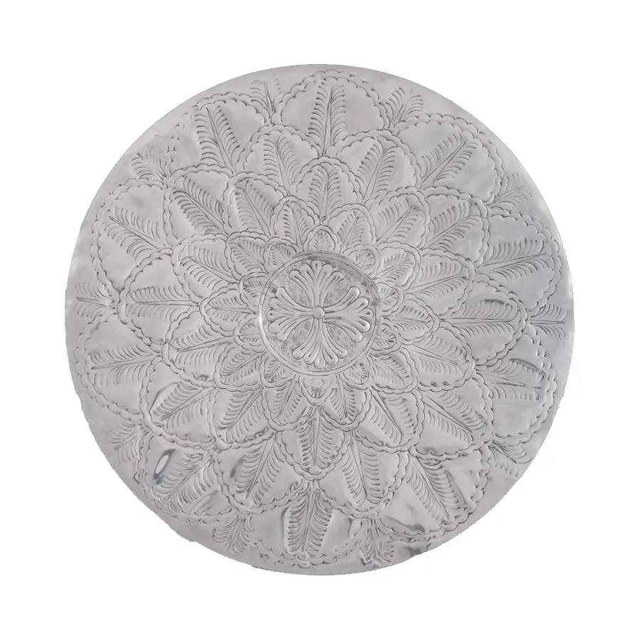 SSH Collection Vanya 66cm Wide Floral Petal Wall Art - Polished Aluminium