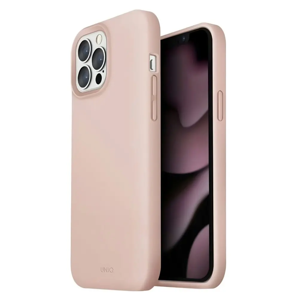 UNIQ Lino Hue Liquid Case (Suits iPhone 12/12 Pro) - Pink