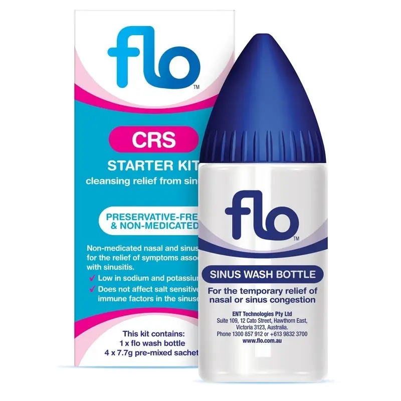Flo CRS Starter Kit Bottle Plus 4 Sachets - Health