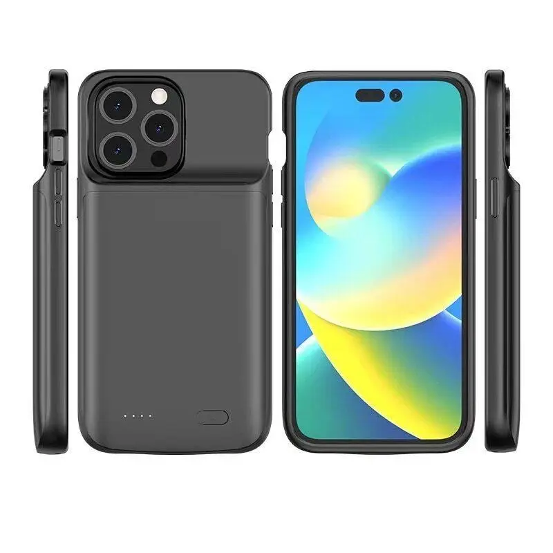 For iPhone 14 Plus Battery Cover Power Bank Charger Case - Electronics