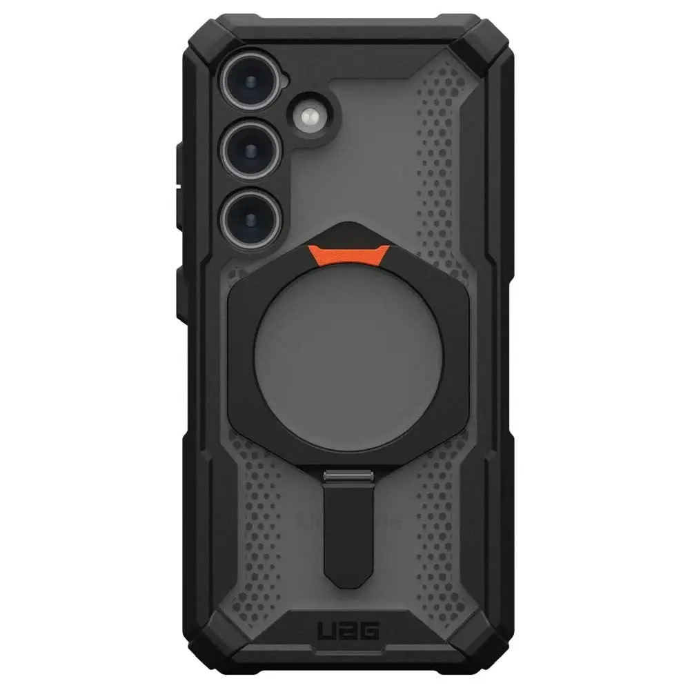 UAG Plasma XTE Series Magnetic Case (Suits Galaxy S24) - Black/Orange