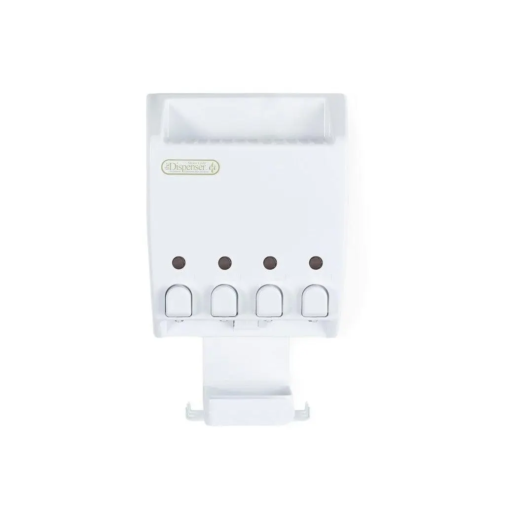 Better Living Ulti-Mate 4 x 430ml Dispenser 4 Shower Caddy - White