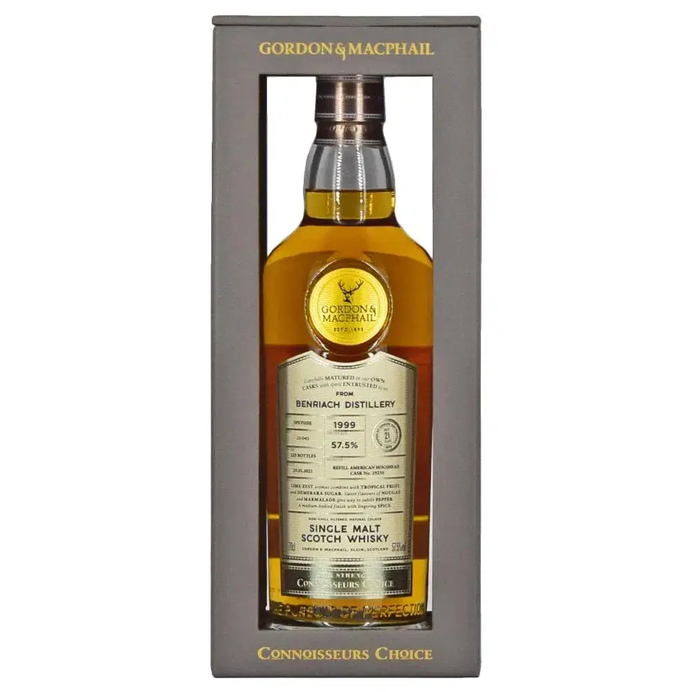 Gordon & MacPhail Connoisseurs Choice Benriach 21 Years Whisky 700ml - Alcohol