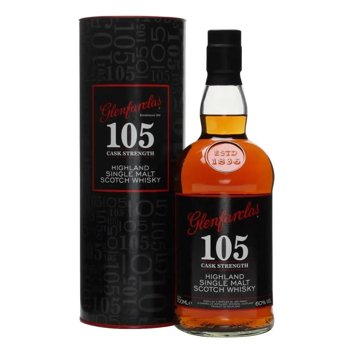 Glenfarclas 105 Cask Strength Single Malt Scotch Whisky 700ml - Alcohol
