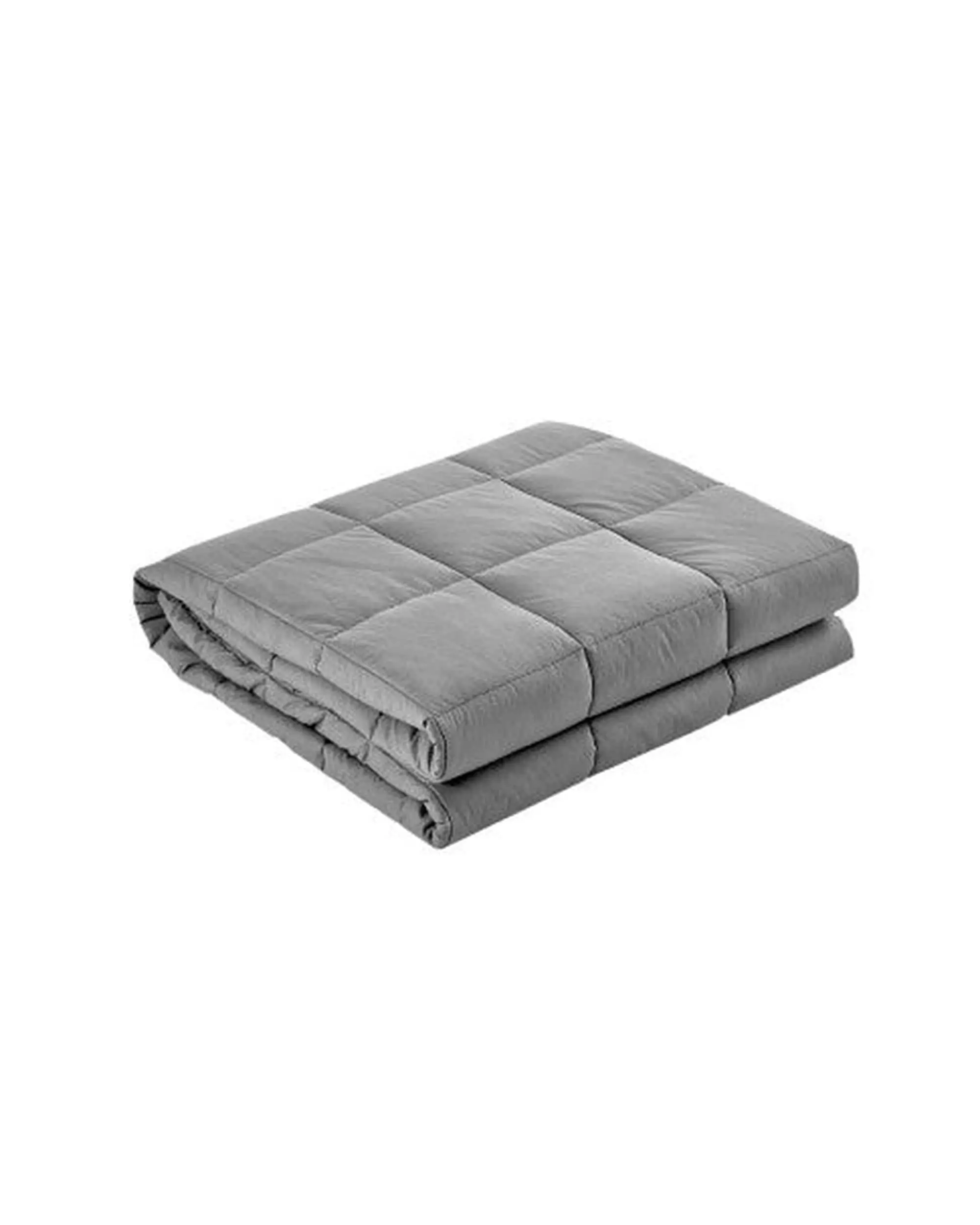 7KG Microfibre Weighted Gravity Blanket Relaxing Calming Adult Light Grey - Home & Garden