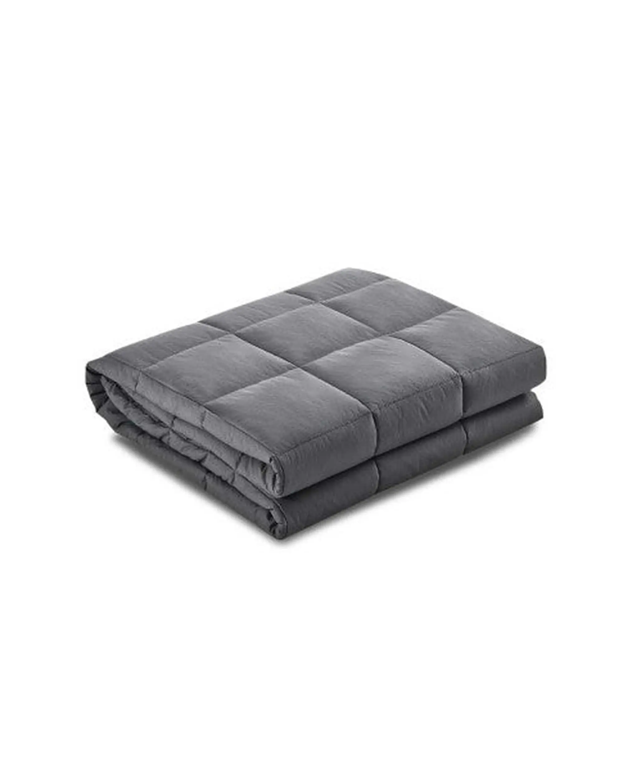 Weighted Blanket Adult 5KG Heavy Gravity Blankets Microfibre Cover Calming Relax Anxiety Relief Grey - Home & Garden
