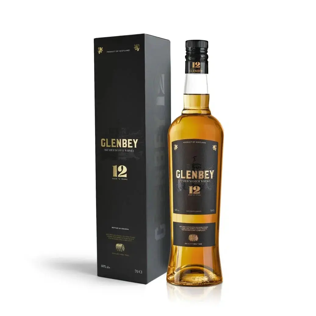 Glenbey 12 Years Blended Scotch Whisky 700ml - Alcohol