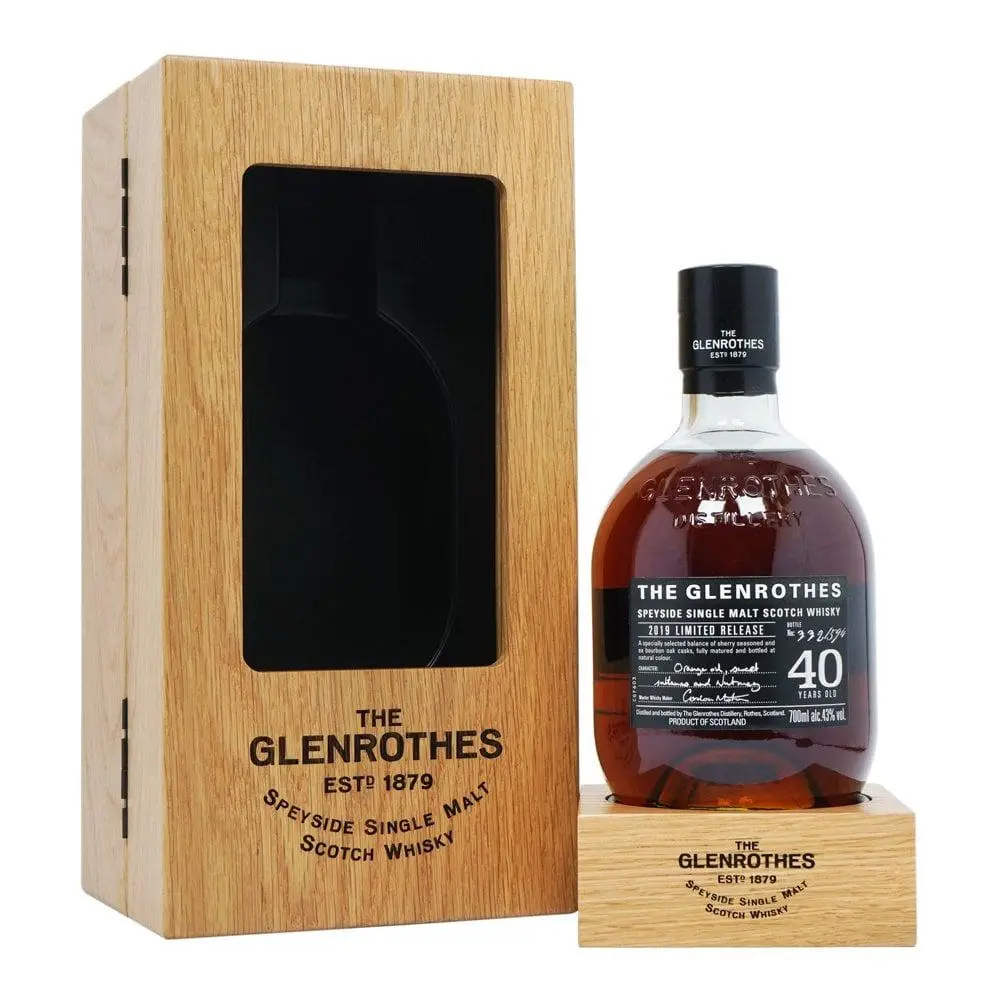 Glenrothes 40 Year Old Single Malt Scotch Whisky 700ml - Alcohol