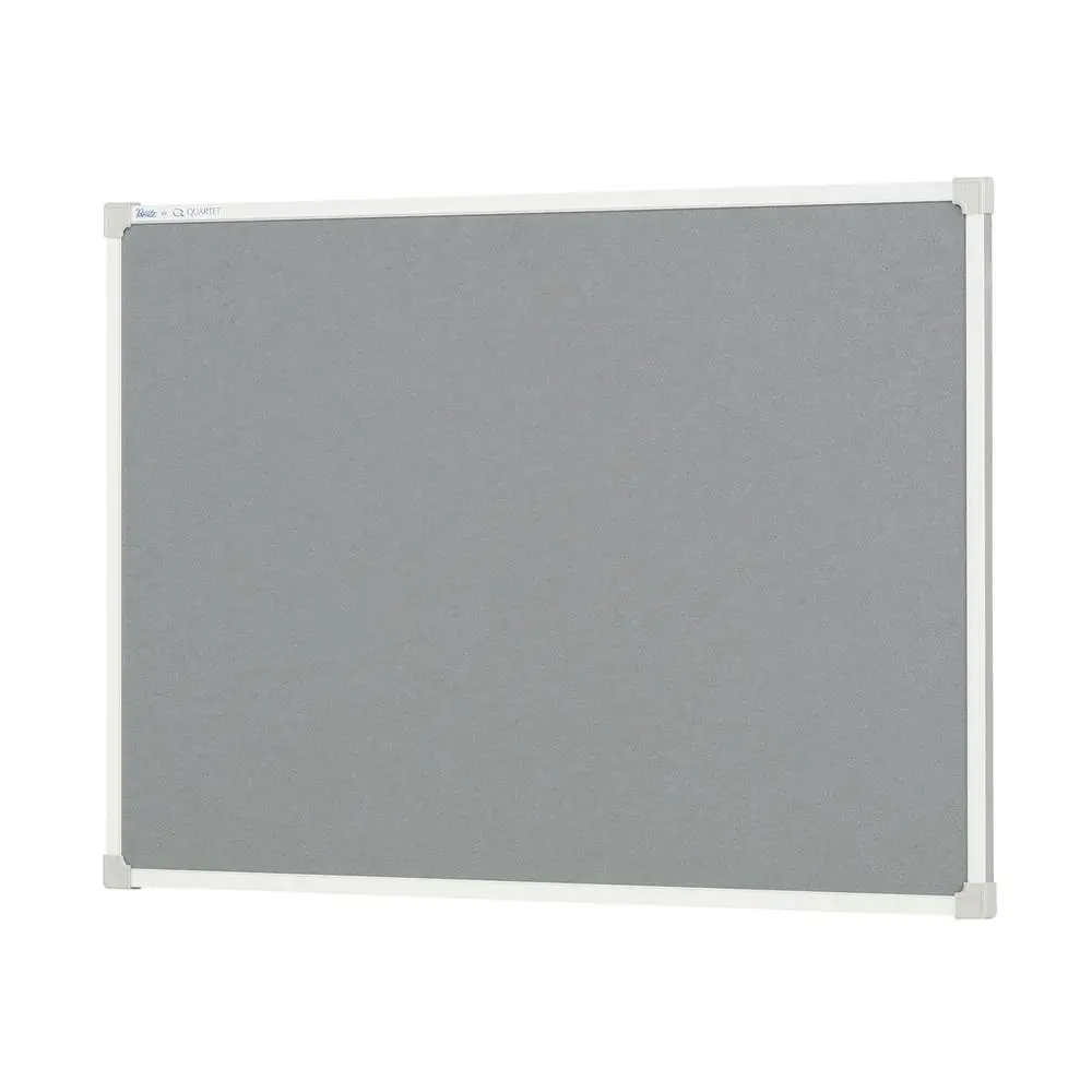 Quartet Felt 90x60cm Pinboard Office/School Bulletin Board w/ Aluminium Grey - Back to School Specials