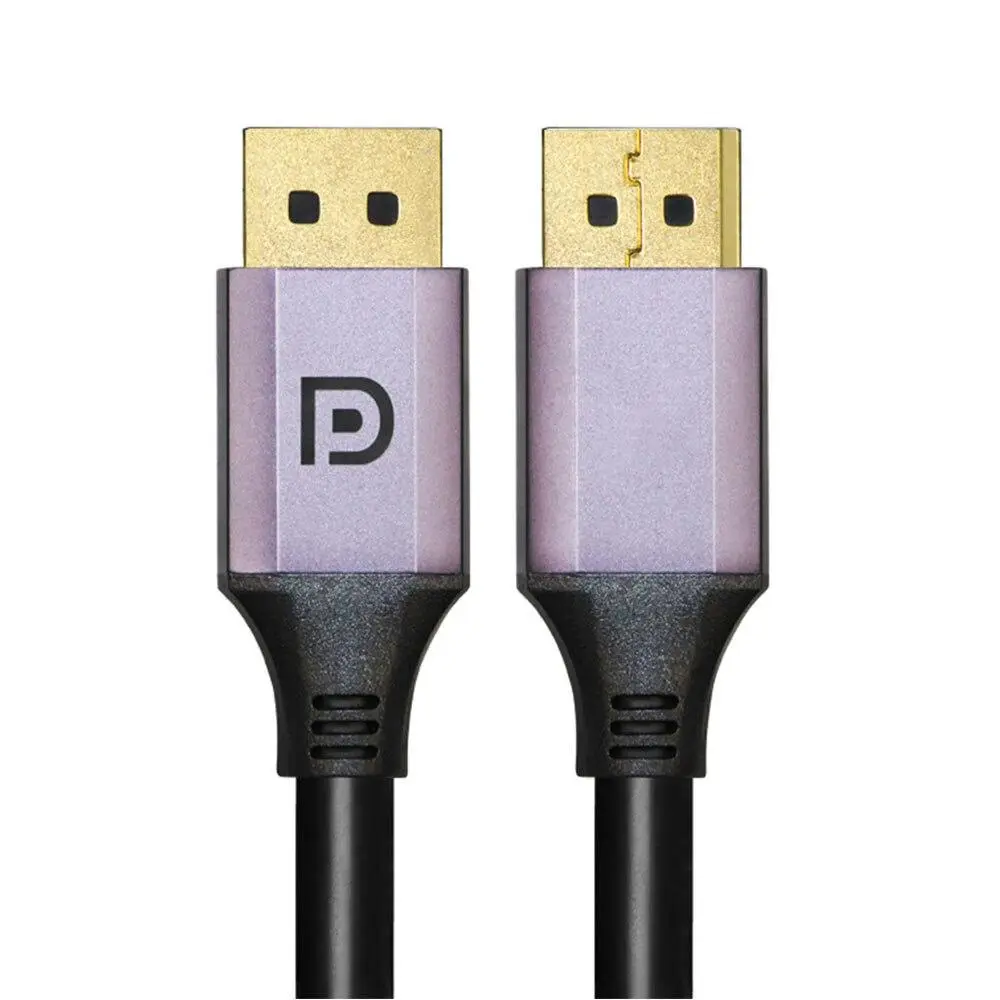 Cruxtec 5m DP 1.4 8K HD Displayport Male to Male Cable Display Port Lead Black - Electronics