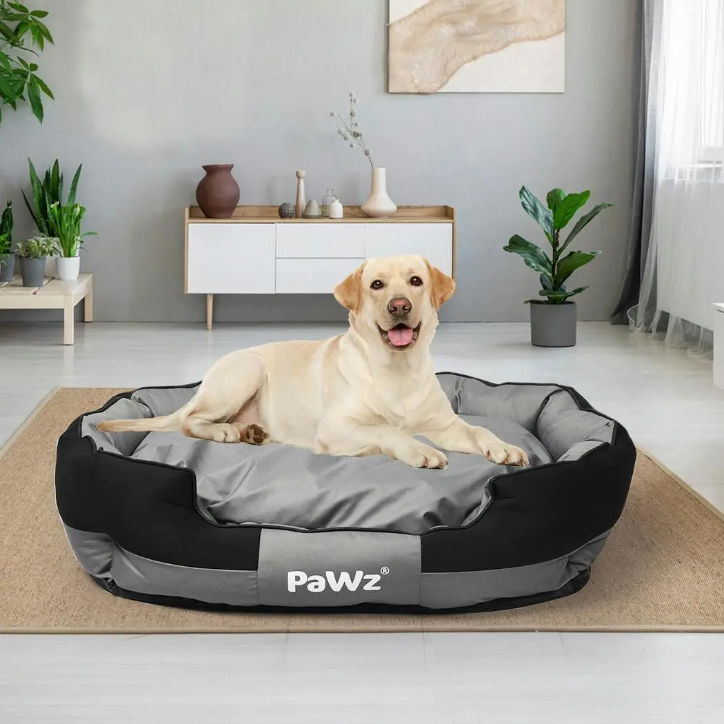Pawz Waterproof Pet Dog Calming Bed Memory Foam Orthopaedic Removable Washable L - Pets
