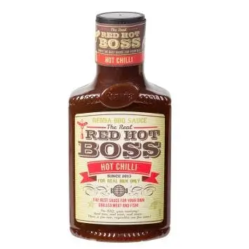 Remia BBQ Sauce The Real Red Hot Boss- Hot Chilli 450ml