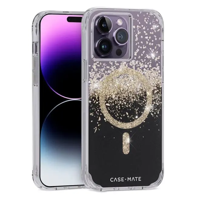 Case-Mate Karat Onyx MagSafe Case (Suits iPhone 14 Pro)