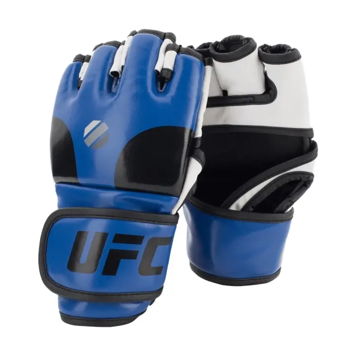 UFC Contender Open Palm MMA Training Gloves Blue S/M - Sports & Outdoor