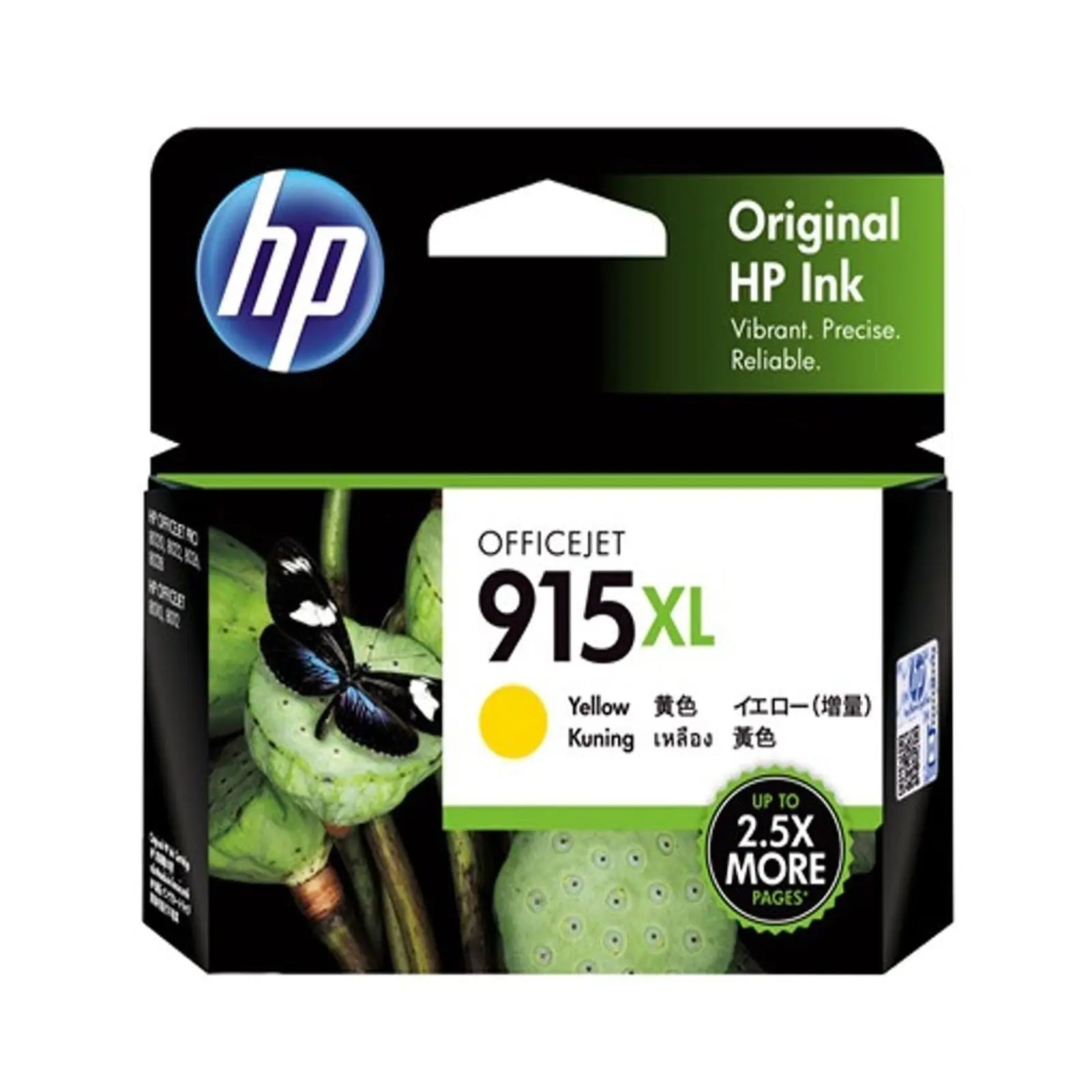 Original HP 915XL Yellow Ink Cartridge Toner Officejet 3YM21AA - Electronics