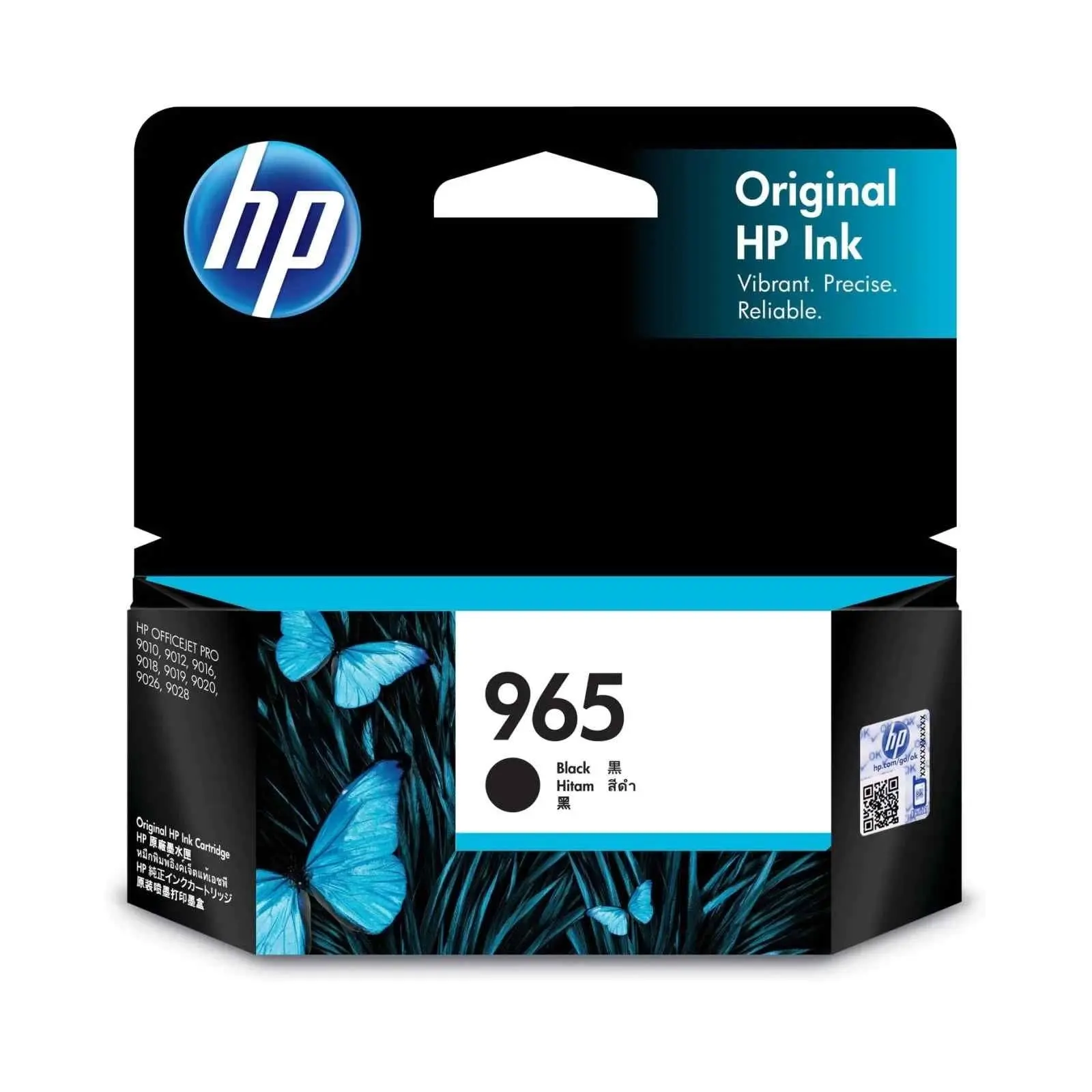 Original HP 965 Black Ink Cartridge Toner Officejet 3JA80AA - Electronics