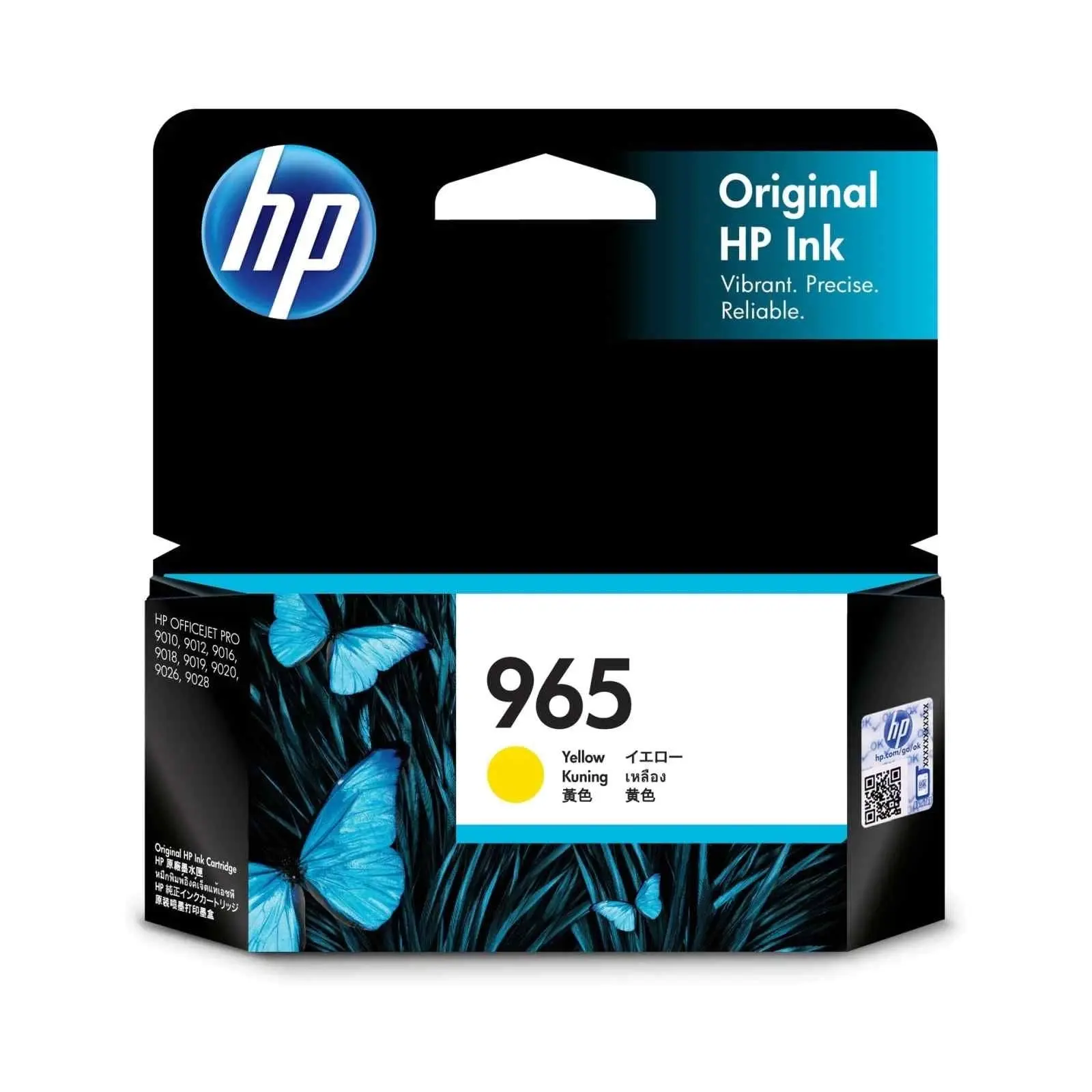 Original HP 965 Yellow Ink Cartridge Toner Officejet 3JA79AA - Electronics