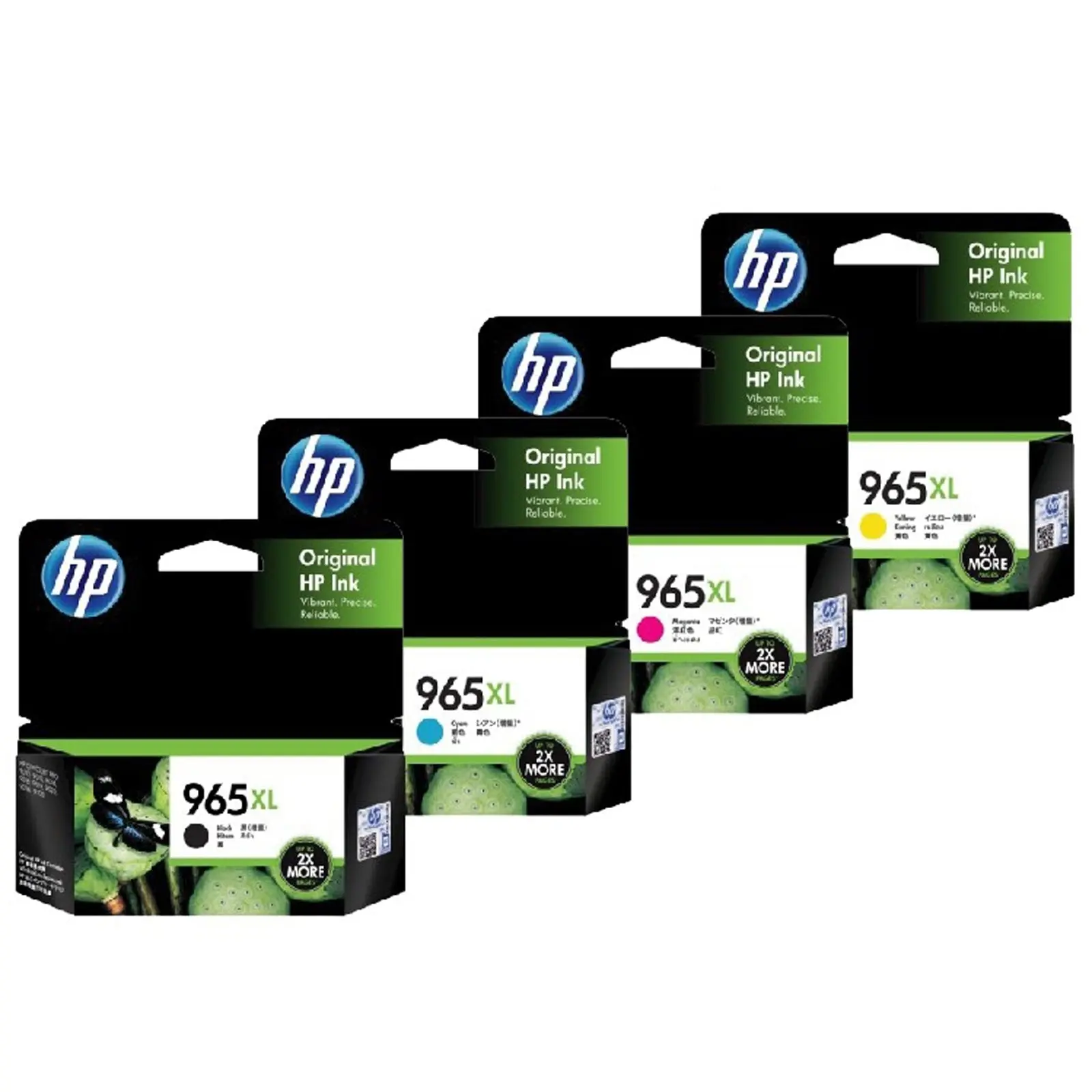 HP 965XL 4 Colours Value Pack Ink Cartridge Toner for Officejet Pro - Electronics