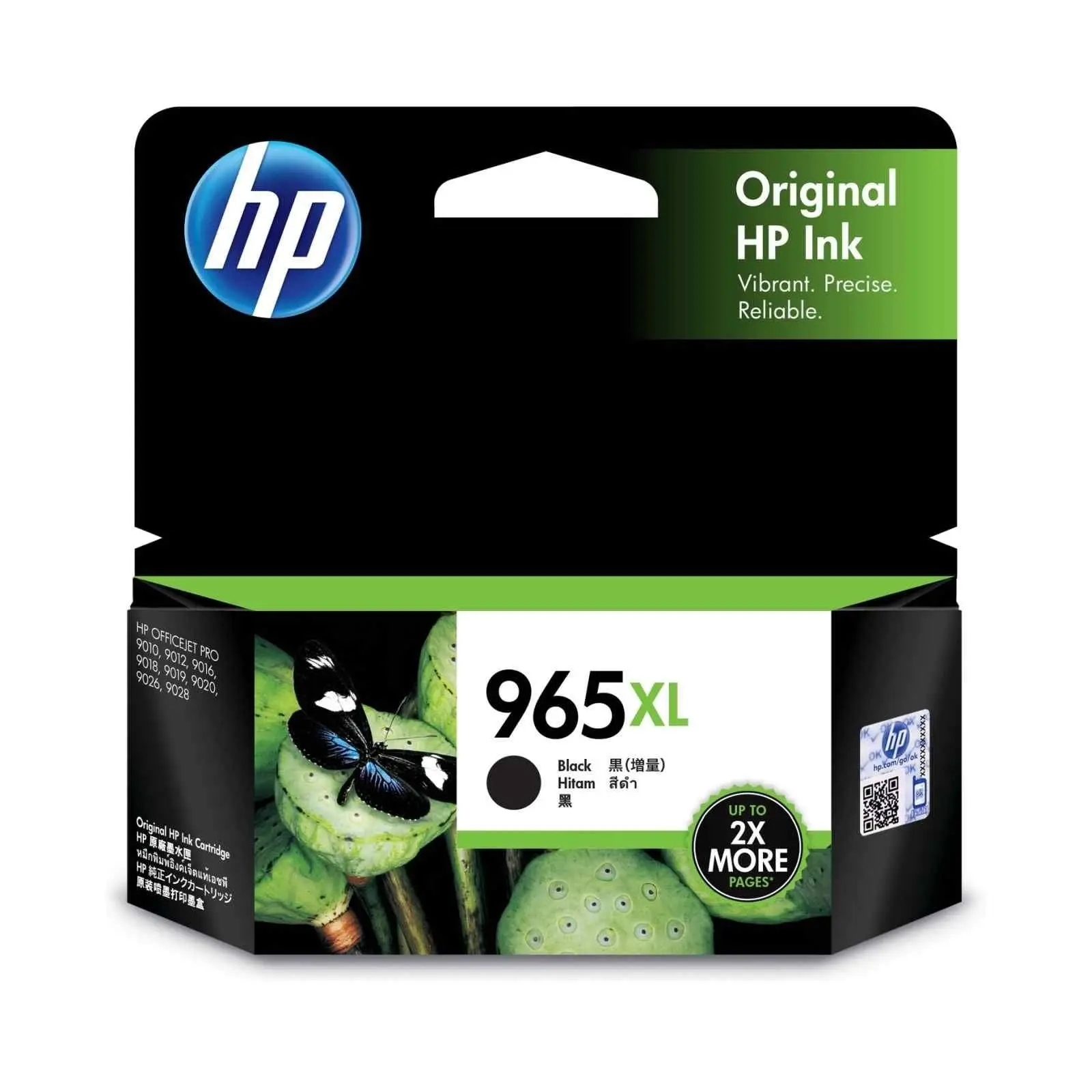 Original HP 965XL Black Ink Cartridge Toner Officejet 3JA84AA - Electronics