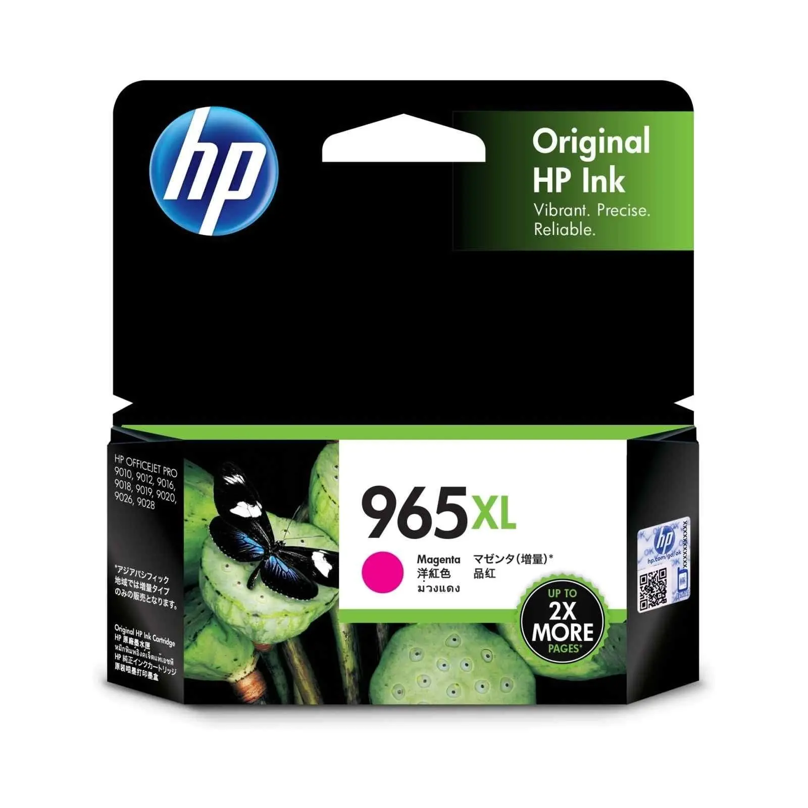 Original HP 965XL Magenta Ink Cartridge Toner Officejet 3JA82AA - Electronics