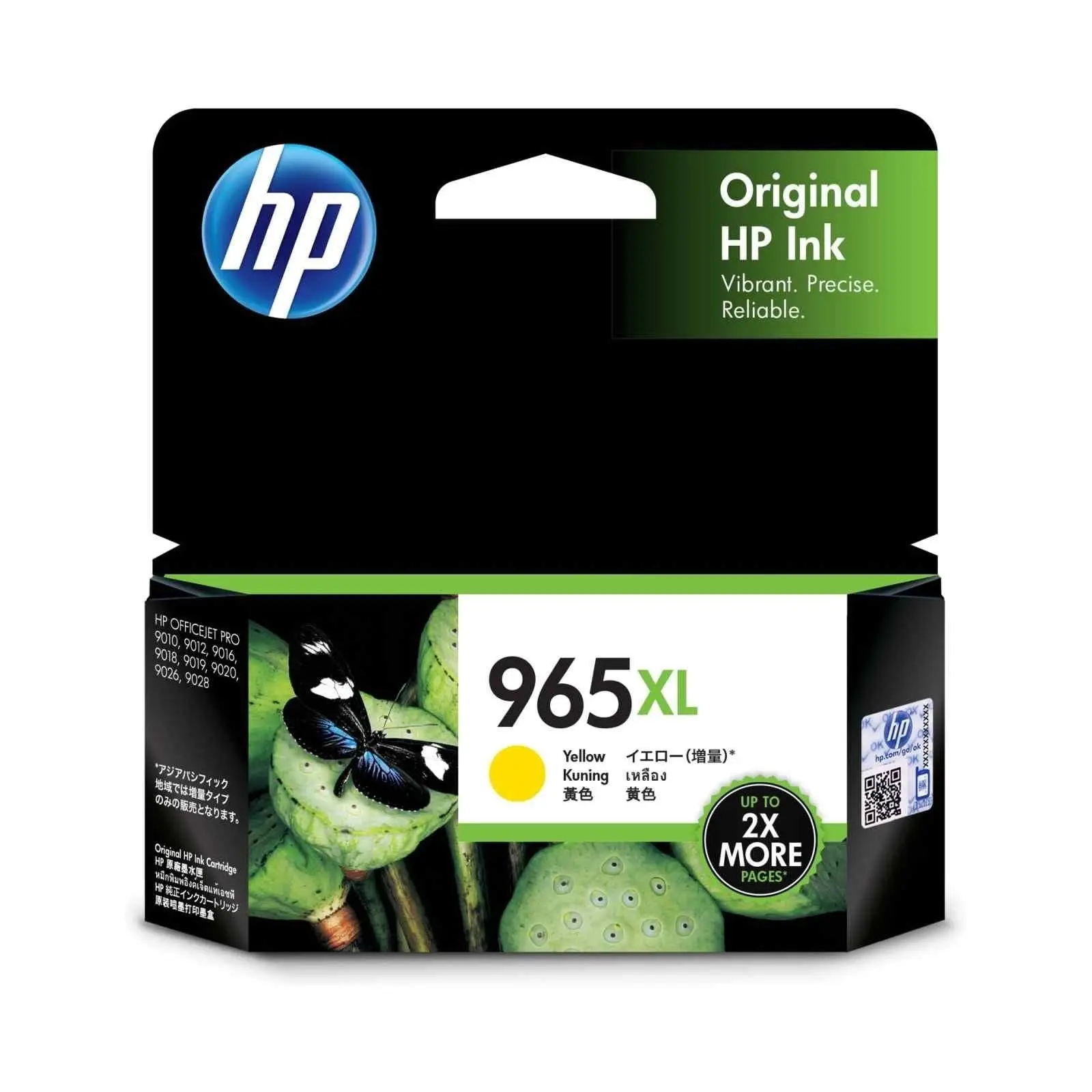 Original HP 965XL Yellow Ink Cartridge Toner Officejet 3JA83AA - Electronics