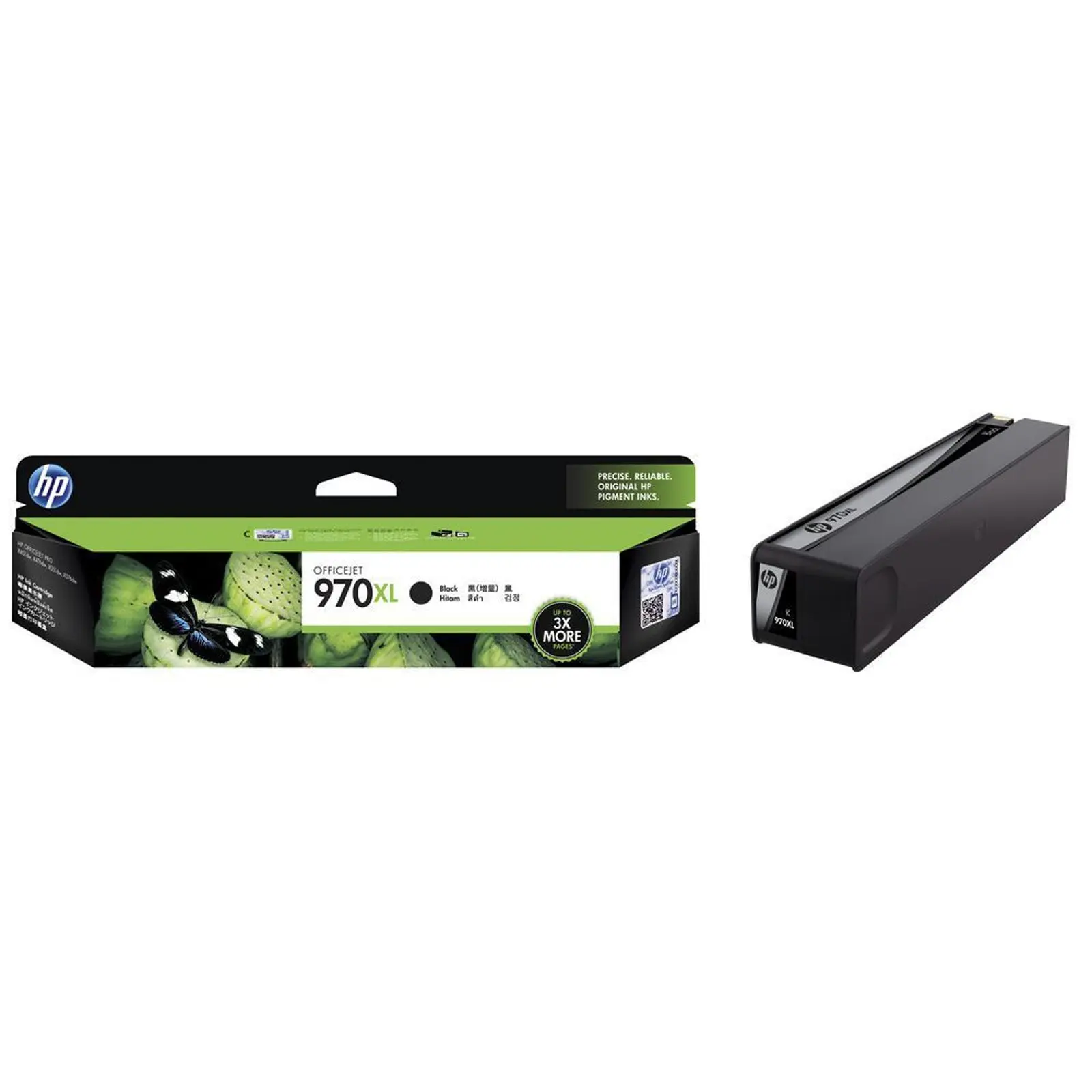 Original HP 970XL Black Ink Cartridge Toner CN625AA Officejet Pro - Electronics